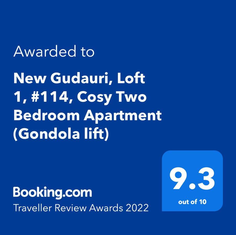 New Gudauri, Loft 1, #114, Cosy Apartment -Gondola Lift Exterior foto